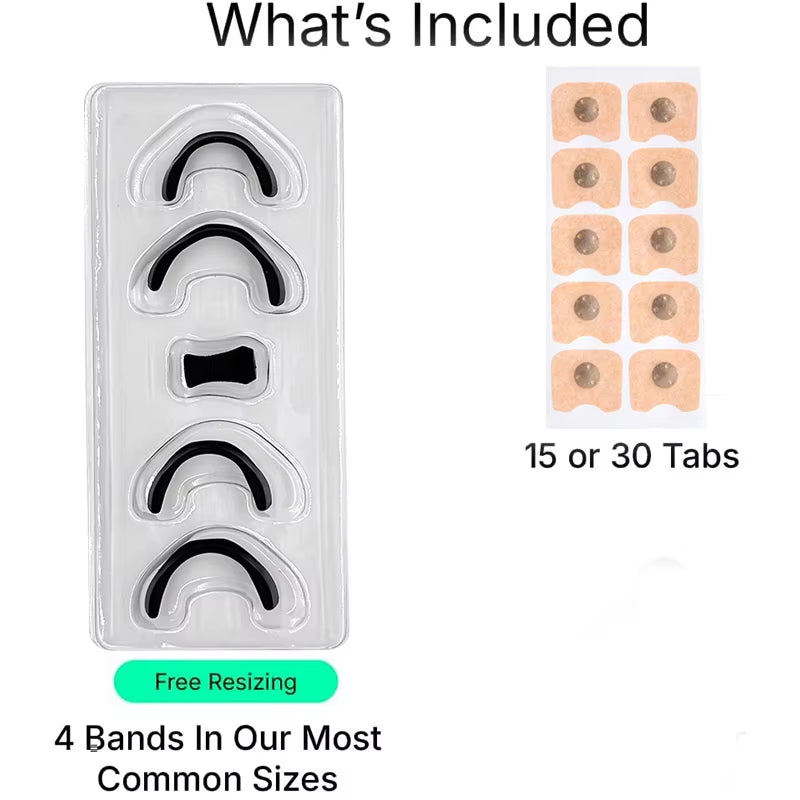 15/30Pairs Magnetic Nasal Breathing Dilators Kits Sport Nasal Dilator Boost Oxygen Intake,Breathing Refill Nose Clip